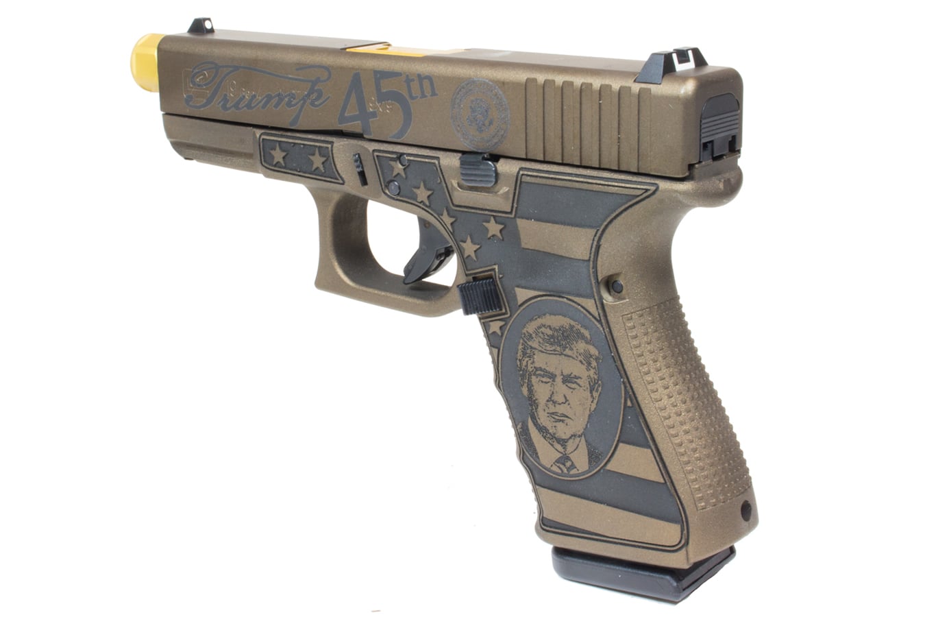 Glock G19 9mm Trump Edition Gen 4 US Made Handgun UG19502…