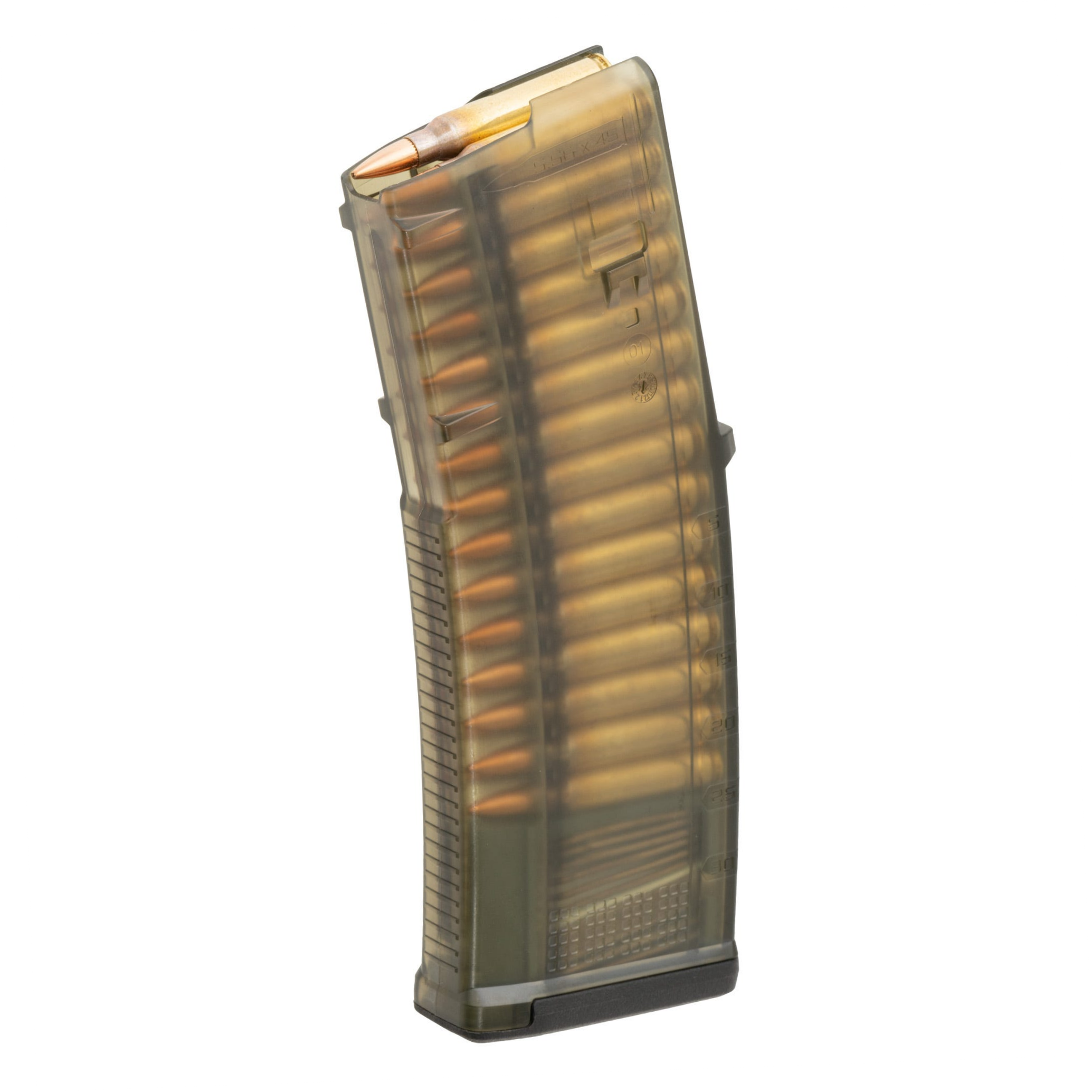 Magpul TMAG Translucent OD Green 5.56 30-Rounds – 45mm