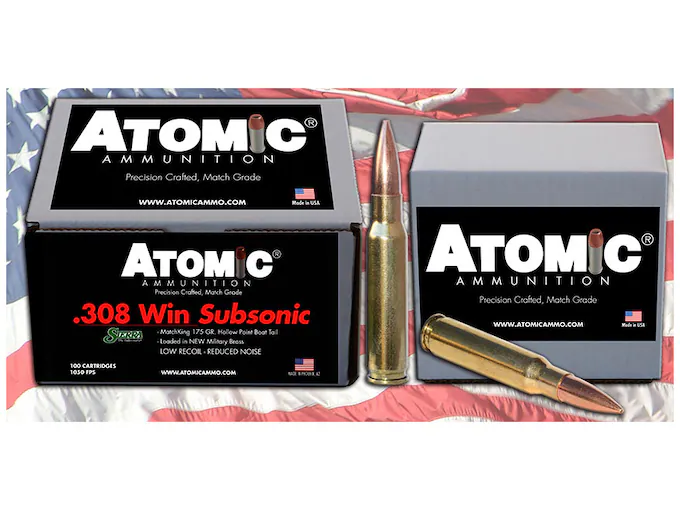Winchester Atomic Ammunition Match Subsonic 308 Wincheste…