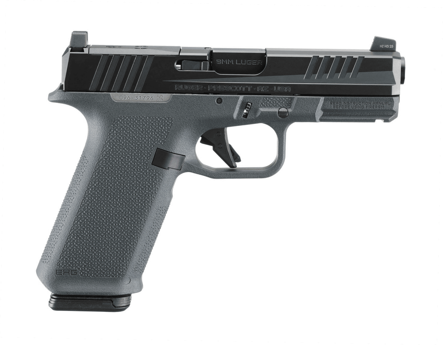 Ruger RXM Black / Stealth Gray 9mm 4" Barrel 17-Rounds Op...