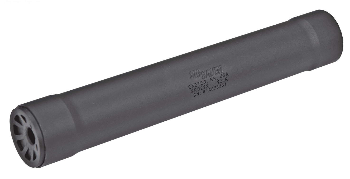 Sig Sauer SRD22X Black .22LR Supressor 1/2x28 - 22lr