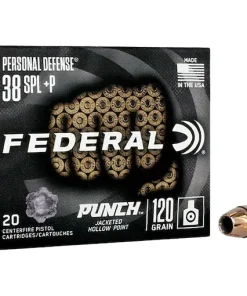 Federal Personal Defense Punch 38 Special +P Ammo 120 Gra...
