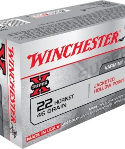 Winchester Super X 22 Hornet Ammo 46 Grain Jacketed Hollo...