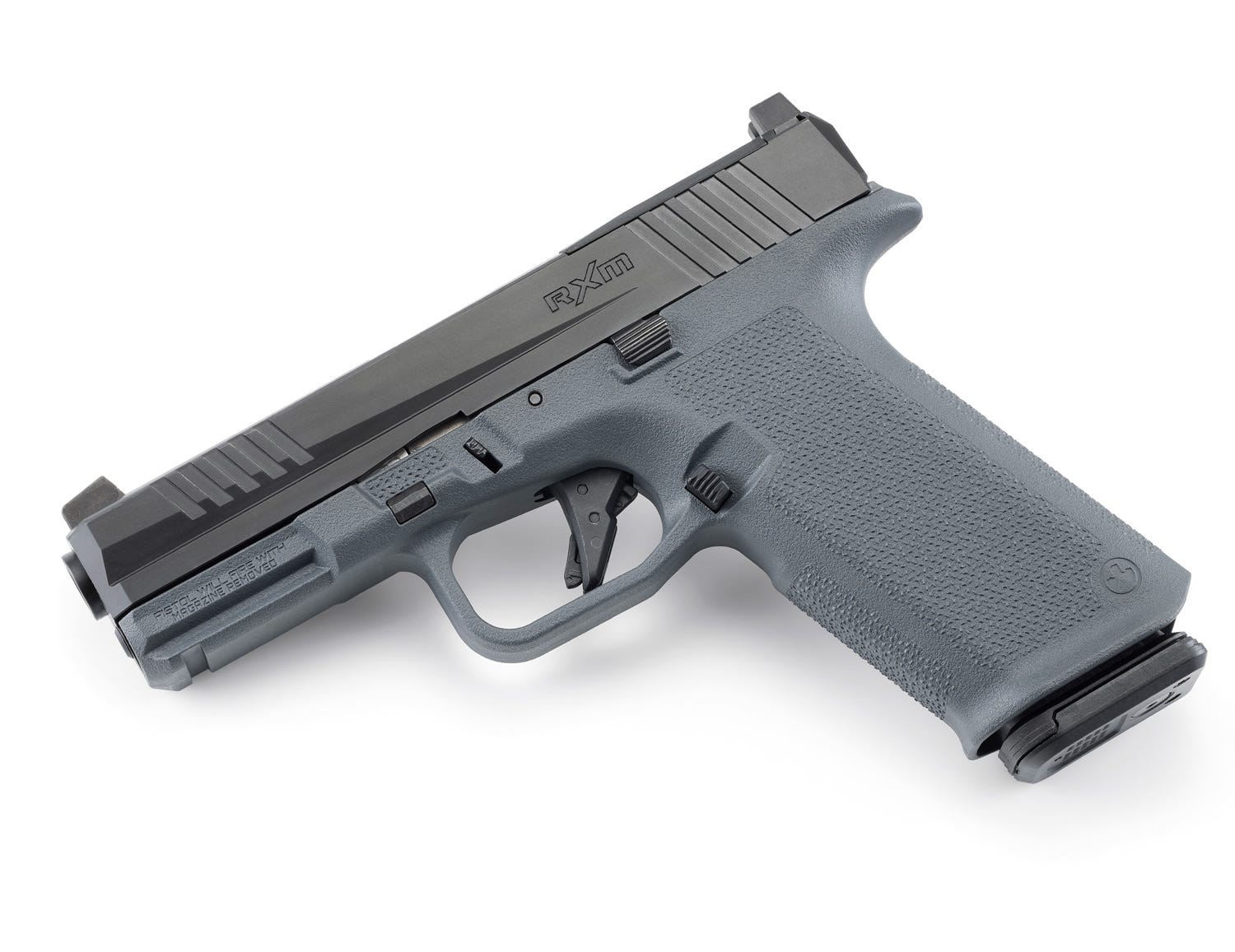Ruger RXM Black / Stealth Gray 9mm 4" Barrel 17-Rounds Op...