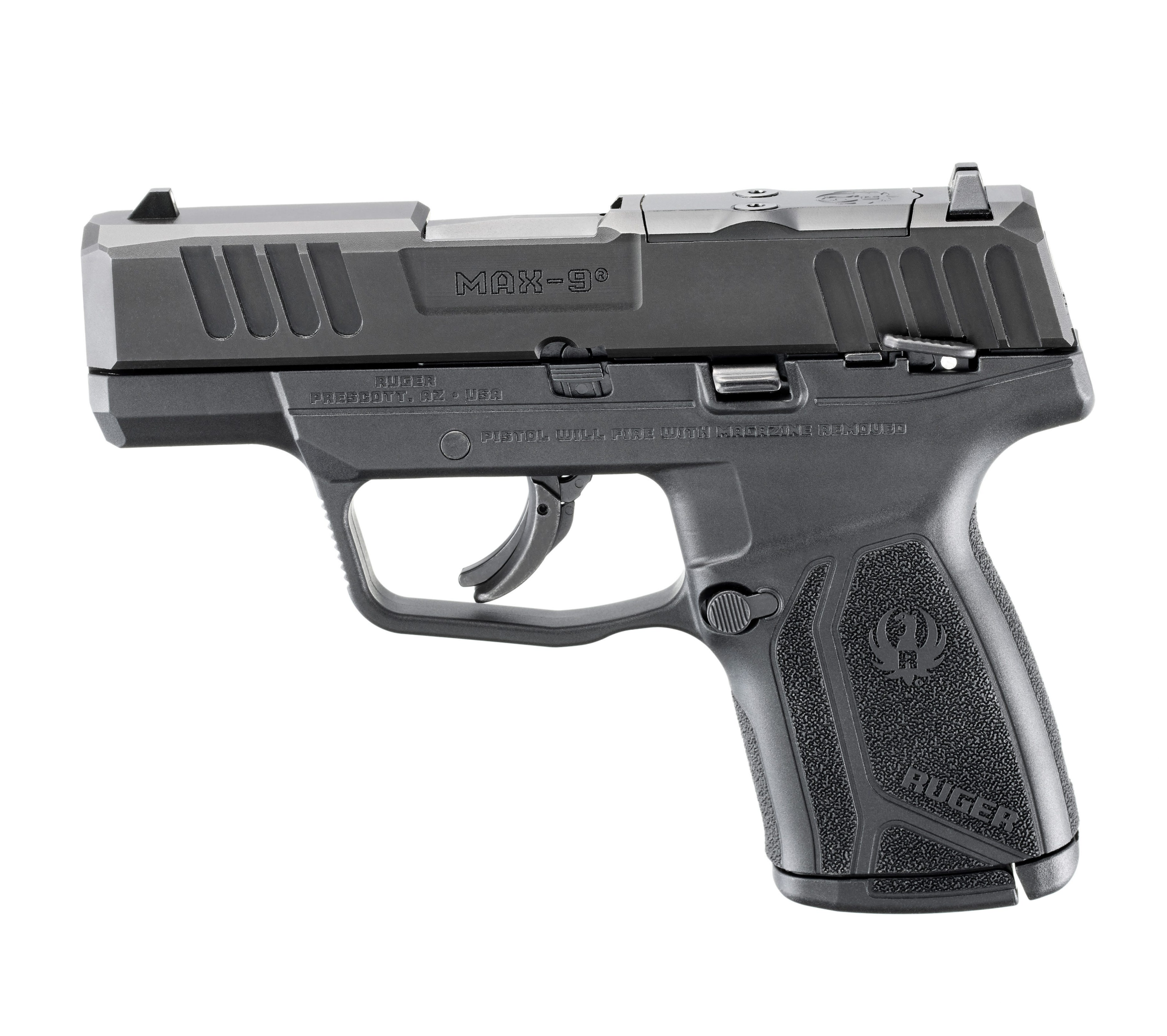 Ruger MAX-9 9mm 3.2" Barrel 10-Rounds Shield Footprint - 9mm