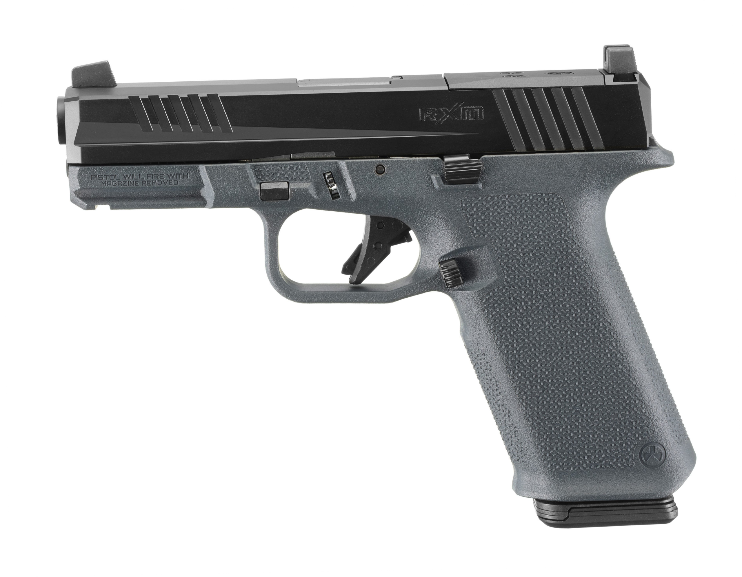 Ruger RXM Black / Stealth Gray 9mm 4" Barrel 17-Rounds Op...