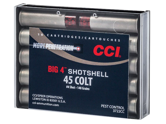 Colt CCI Big 4 Shotshell 45 Colt (Long Colt) Ammo 140 Gra...