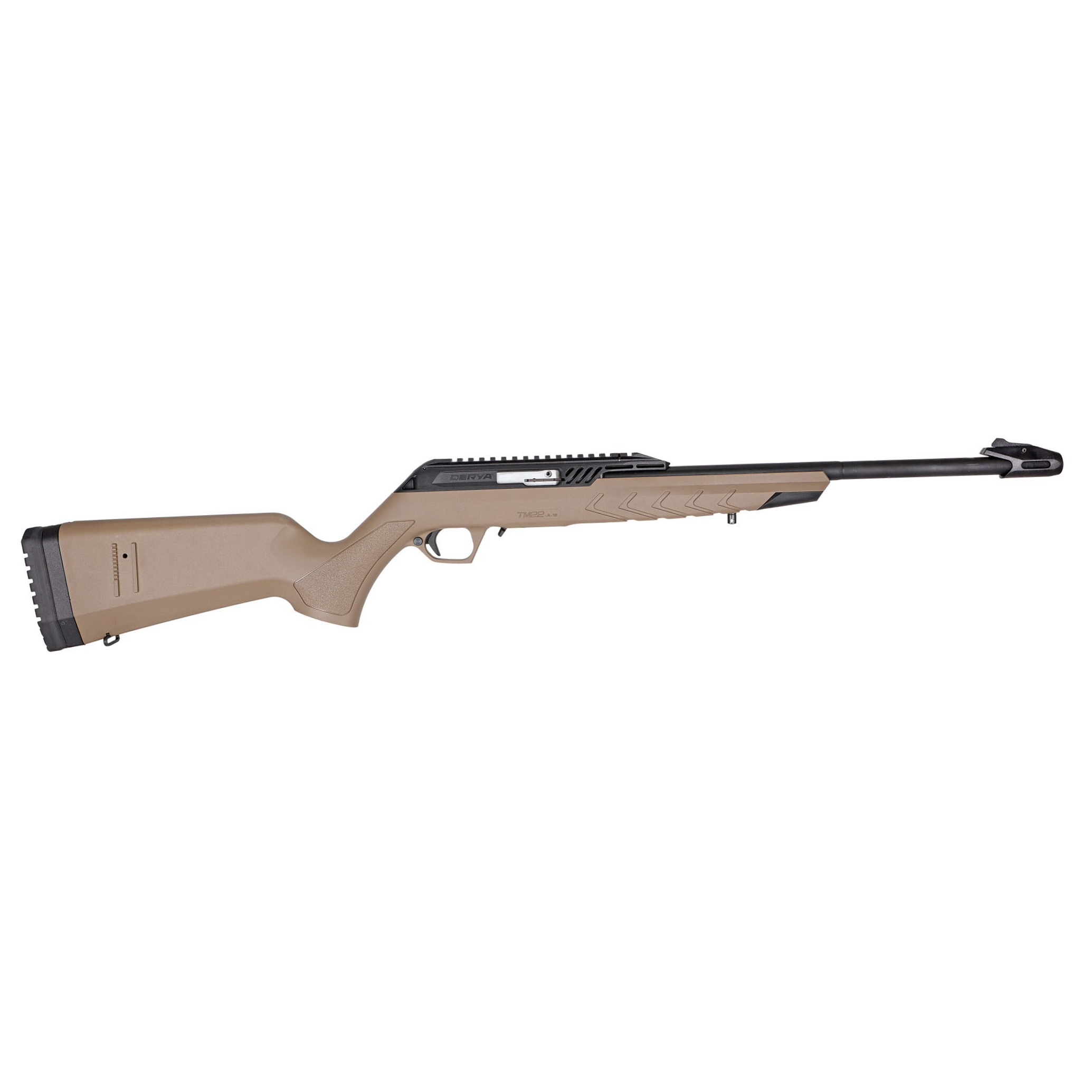 Derya TM22 Flat Dark Earth .22 LR 18" Barrel 10-Rounds - .22