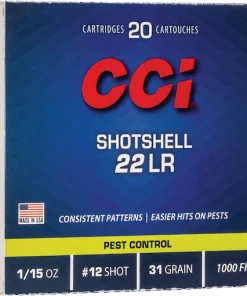 CCI Shotshell 22LR Ammo 31 Grain Lead Shot for sale