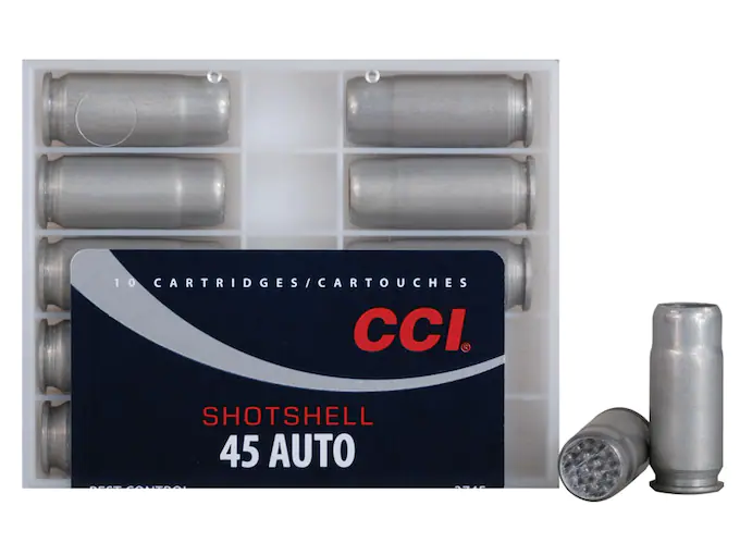 CCI Shotshell 45 ACP Ammo 120 Grain Lead Shot 200 rounds for sale