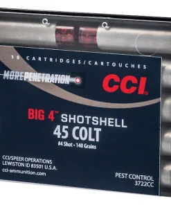 Shop CCI Big 4 Shotshell 45 Colt (Long Colt) Ammo 140 Grain Lead Shot 200 rounds for sale