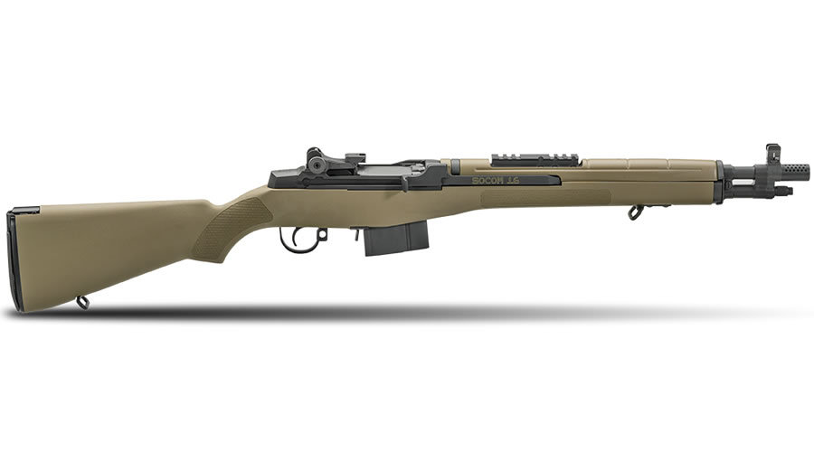 Springfield M1A Socom 16 308 with FDE Composite Stock Springfield M1A Socom 16 308 with FDE Composite Stock - Firearms - Blythes Sport Shop