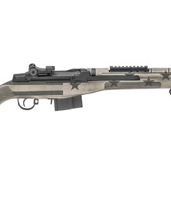 Springfield M1A Scout Squad 308 with Sand/OD Green American Flag Stock (Display Model) - Firearms - Blythes Sport Shop