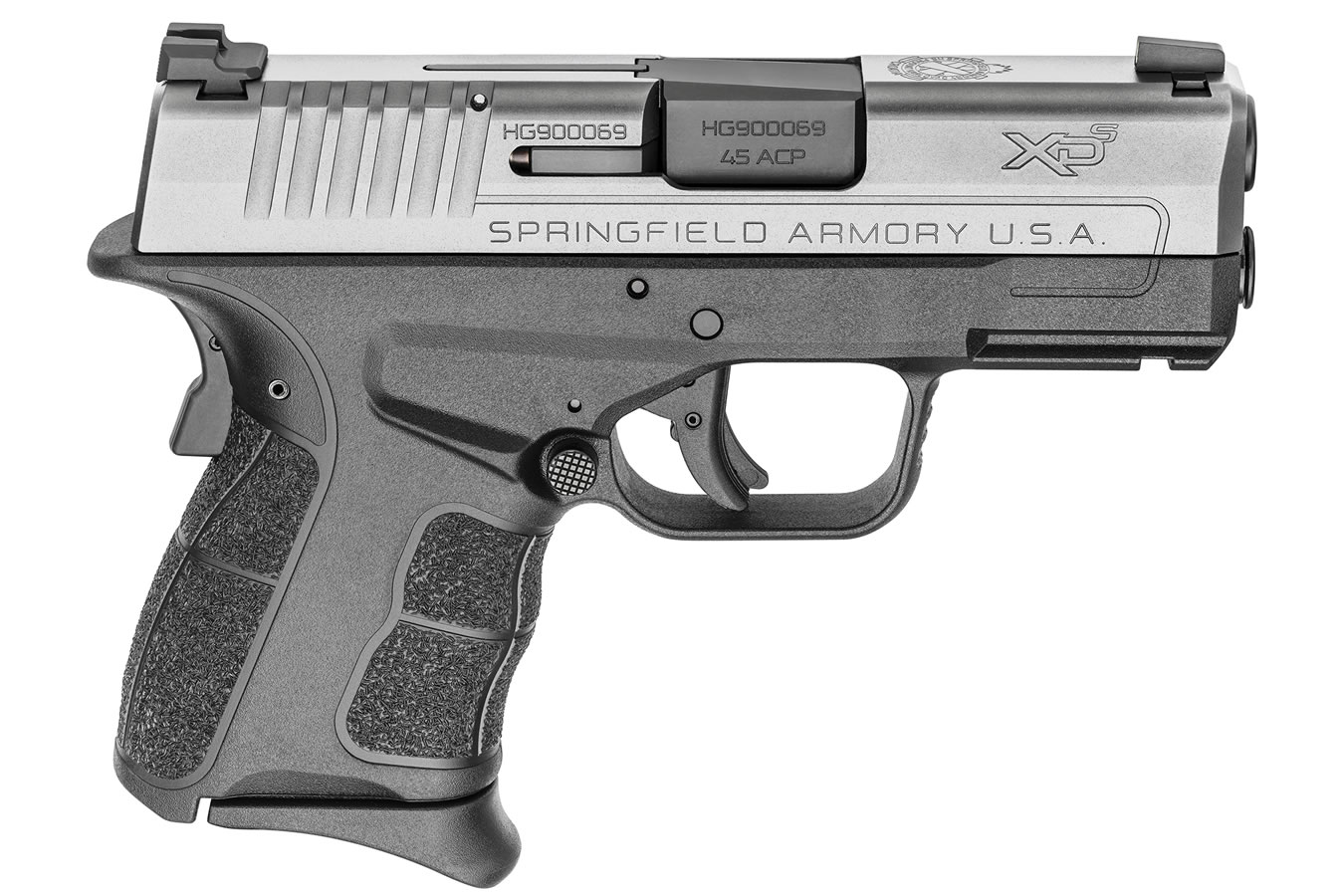 Springfield XDS Mod.2 3.3 Single Stack 45 ACP Pistol with Stainless Slide and Tritium Front Sight Springfield XDS Mod.2 3.3 Single Stack 45 ACP Pistol with Stainless Slide and Tritium Front Sight - Pistols - Blythes Sport Shop