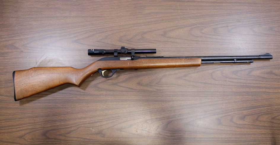 Marlin 60 22LR Police Trade-In Rifle with Optic Marlin 60 22LR Police Trade-In Rifle with Optic - Marlin Used Gun Collection - Blythes Sport Shop